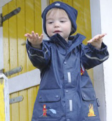 Regenjacke und Regenhose Kinder Regenjacke und Regenhose Kinder Feuerwehr Motiv